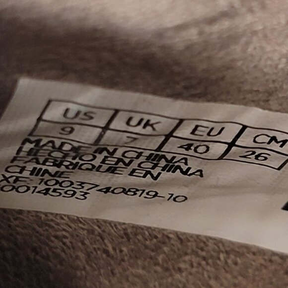 TOMS Shayne Oxford Low Top Slip On Loafer Shoe Beige Taupe Suede Bootie‎ Shoe 9 - Picture 3 of 13